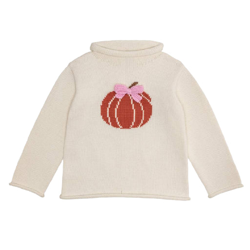 Mud Pie Toddler Girl's Bow Pumpkin Rolled Neck Sweater KIDS - Baby - Baby Girl Clothing Mud Pie