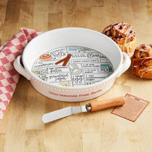 Mud Pie Cinnamon Roll Recipie Baking Dish Set HOME & GIFTS - Home Decor - Seasonal Decor Mud Pie