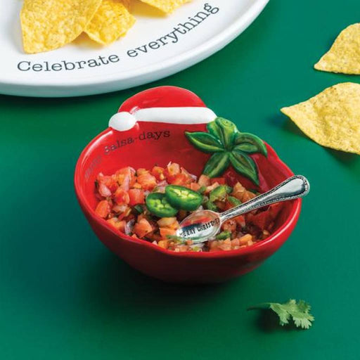 Mud Pie Christmas Tomato Tidbit Bowl / Spoon Set HOME & GIFTS - Home Decor Mud Pie