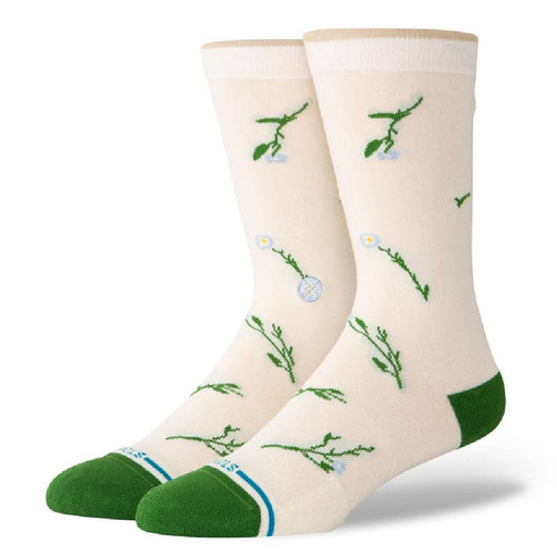 Stance Women's Wildflower Crew Socks - Ivory WOMEN - Clothing - Intimates & Hosiery Stance