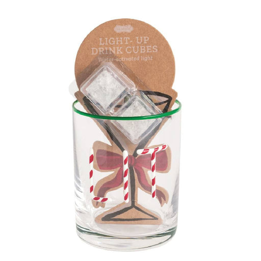 Mud Pie Lit Glass & Light Up Cube Set HOME & GIFTS - Tabletop + Kitchen - Drinkware + Glassware Mud Pie