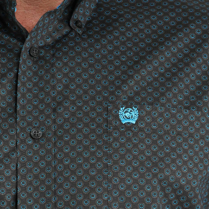 Cinch Men's Geo Print Button Down Shirt MEN - Clothing - Shirts - Long Sleeve Cinch