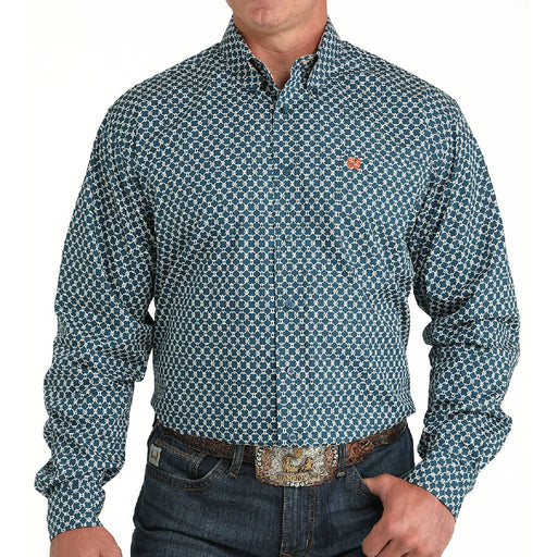 Cinch Men's Geo Print Button Down Shirt MEN - Clothing - Shirts - Long Sleeve Cinch
