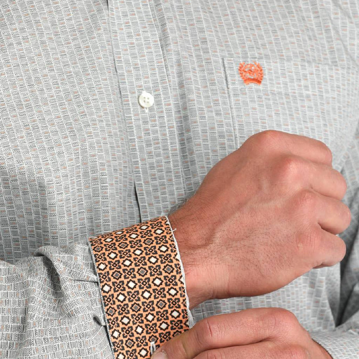 Cinch Men's Geo Print Button Down Shirt MEN - Clothing - Shirts - Long Sleeve Cinch