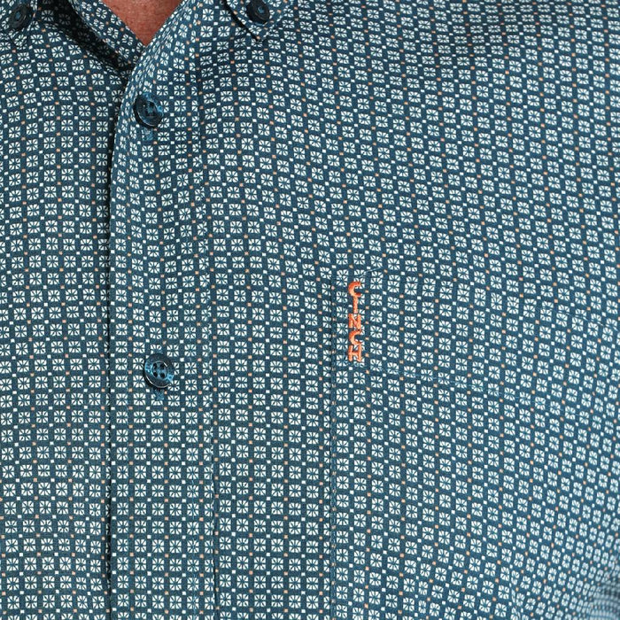 Cinch Men's Geo Print Button Down Shirt MEN - Clothing - Shirts - Long Sleeve Cinch