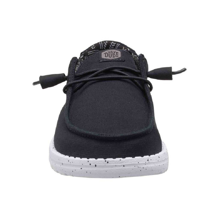 Hey Dude Wendy Stretch Canvas - Black Odyssey WOMEN - Footwear - Casuals Hey Dude