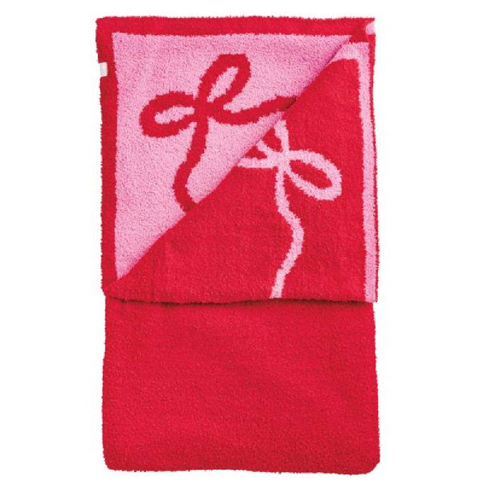 Mud Pie Bow Chenille Blanket HOME & GIFTS - Home Decor - Blankets + Throws Mud Pie