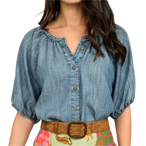 Ivy Jane Peasant Button Up Top WOMEN - Clothing - Tops - Short Sleeved Ivy Jane
