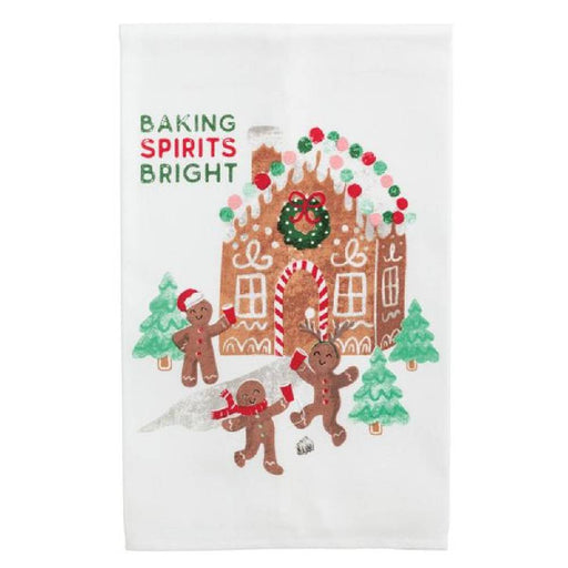 Mud Pie Baking Spirits Bright Bar Towel HOME & GIFTS - Home Decor - Seasonal Decor Mud Pie