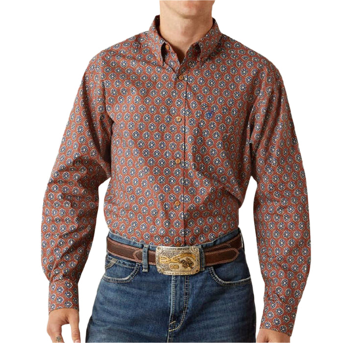 Ariat Men's Shaw Classic Aztec Print Button Down Shirt MEN - Clothing - Shirts - Long Sleeve Ariat Clothing