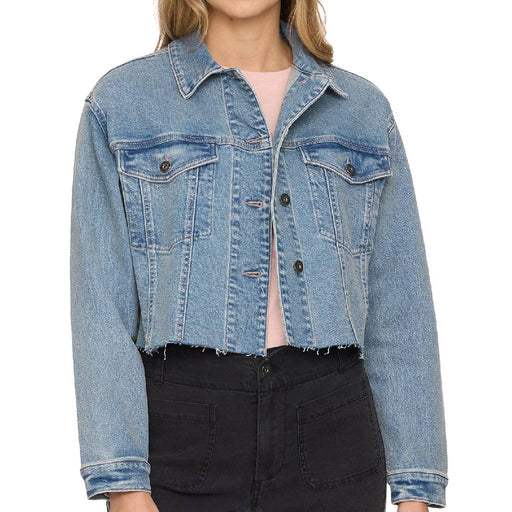 Flag & Anthem Women's Sydney Cropped Denim Jacket WOMEN - Clothing - Outerwear - Jackets Flag And Anthem