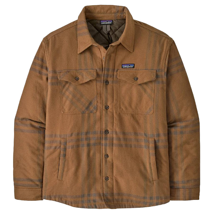 Patagonia Men's Lightweight Insulated Fjord Flannel Shirt - Deer Brown MEN - Clothing - Shirts - Long Sleeve Patagonia