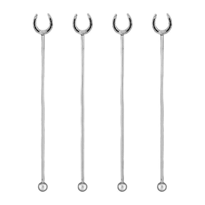 4-Piece Horseshoe Swizzle Stick HOME & GIFTS - Tabletop + Kitchen - Bar Accessories Supreme Housewares