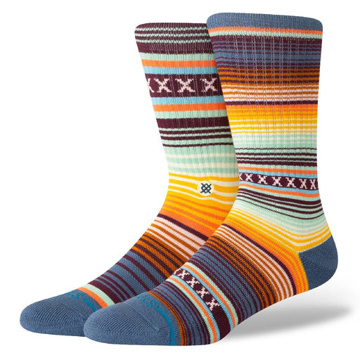 Stance Men's Curren Crew Socks - Seablue MEN - Clothing - Underwear, Socks & Loungewear - Socks Stance