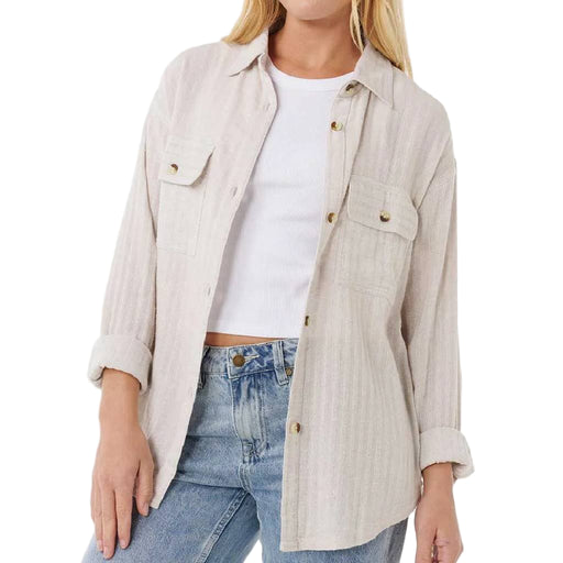 Rip Curl Women's Oceanic Textured Shacket WOMEN - Clothing - Tops - Long Sleeved Rip Curl