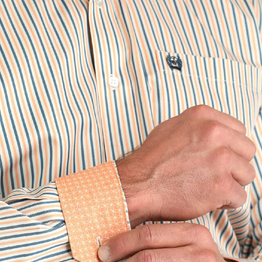 Cinch Men's Stripe Button Down Shirt MEN - Clothing - Shirts - Long Sleeve Cinch