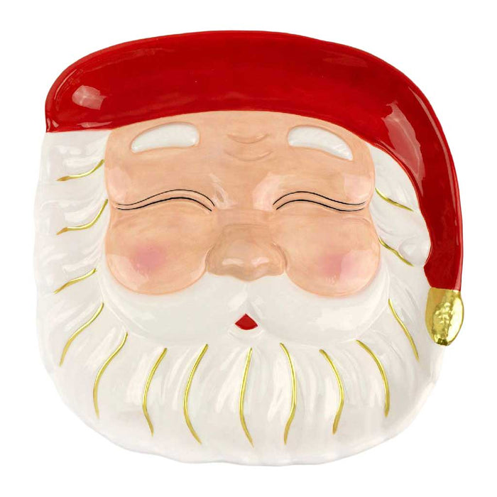 Red Santa Platter