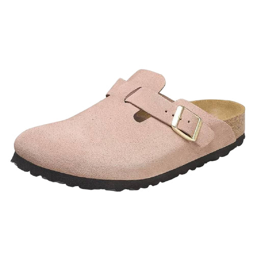 Birkenstock Boston Suede Leather - Light Rose WOMEN - Footwear - Casuals Birkenstock