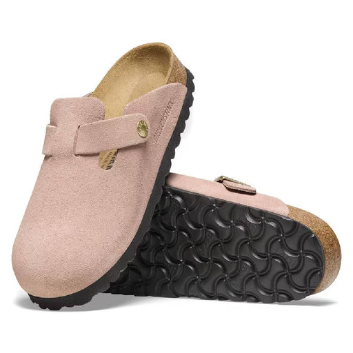 Birkenstock Boston Suede Leather - Light Rose WOMEN - Footwear - Casuals Birkenstock