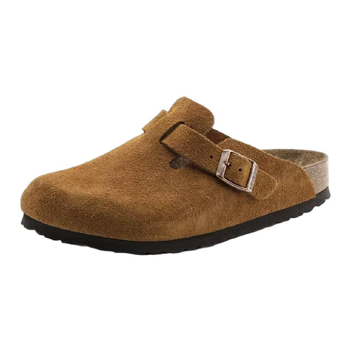 Birkenstock Boston Soft Footbed - Suede Leather Mink MEN - Footwear - Casual Shoes Birkenstock