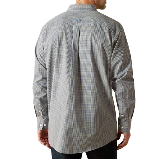 Ariat Men's Clayton Wrinkle Free Stripe Print Button Down Shirt MEN - Clothing - Shirts - Long Sleeve Ariat Clothing