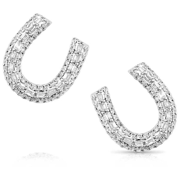 Montana Silversmiths Frosted Luck Crystal Earrings WOMEN - Accessories - Jewelry - Earrings Montana Silversmiths