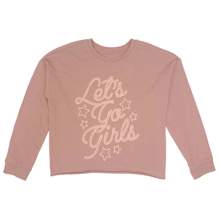 Tiny Whales Lets Go Girls Oversize Tee KIDS - Girls - Clothing - T-Shirts Tiny Whales
