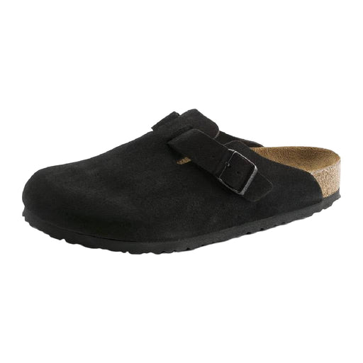 Birkenstock Boston - Black Suede WOMEN - Footwear - Casuals Birkenstock