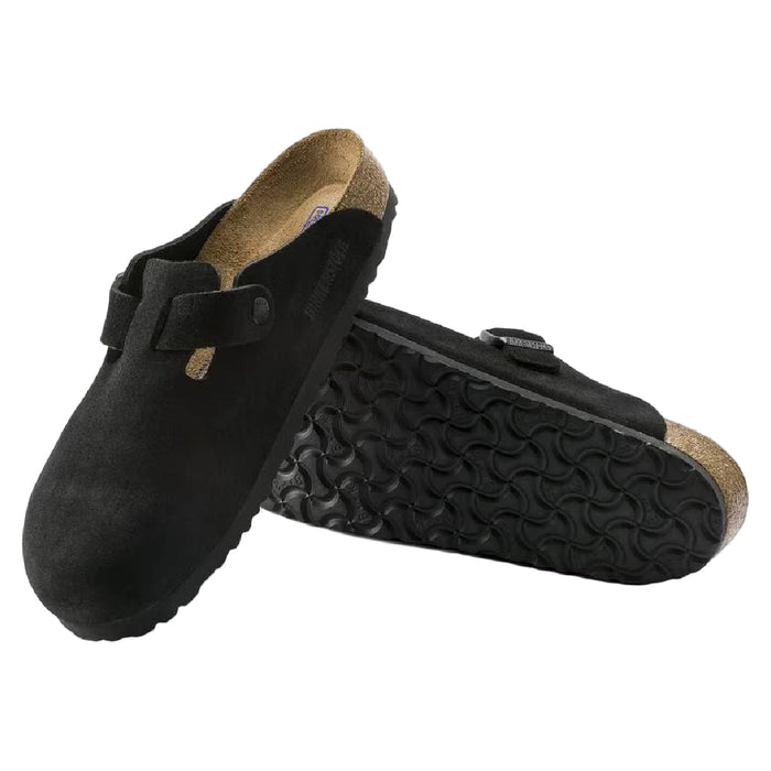 Birkenstock Boston - Black Suede WOMEN - Footwear - Casuals Birkenstock