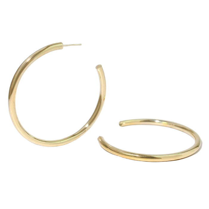 Classic Gold Hoop Earrings