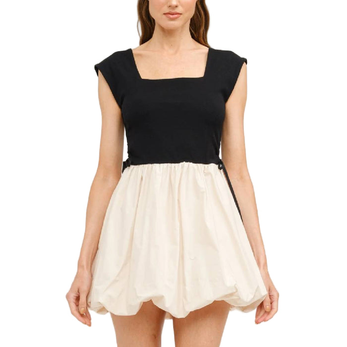 Naella Dress - Black/Natural
