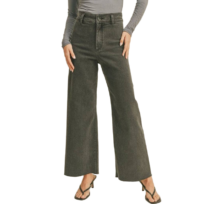 Straight Wide Leg Denim Jean