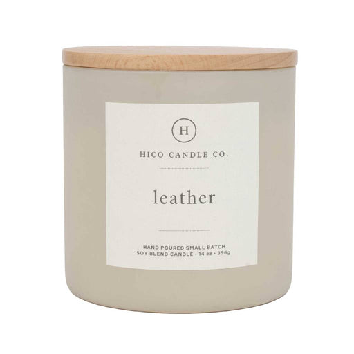 Hico Candle Co Leather Candle HOME & GIFTS - Home Decor - Candles + Diffusers Hico Candle Co.