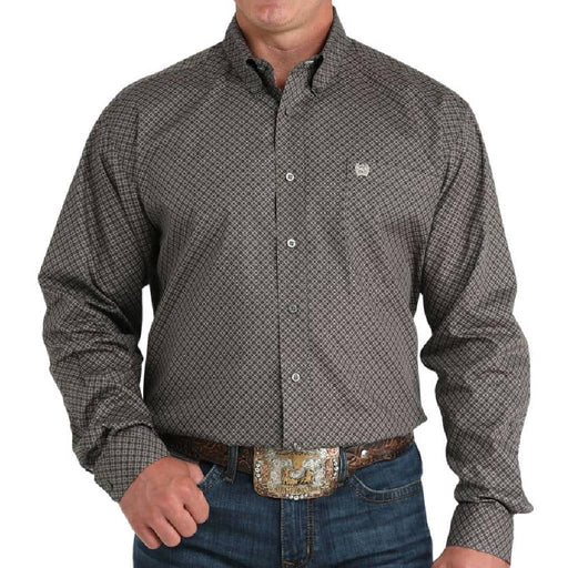 Cinch Men's Geo Print Button Down Shirt MEN - Clothing - Shirts - Long Sleeve Cinch