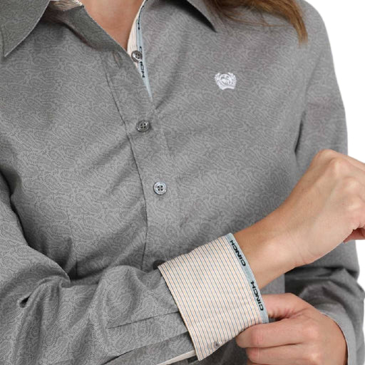 Cinch Women's Paisley Print Button Down Shirt WOMEN - Clothing - Tops - Long Sleeved Cinch