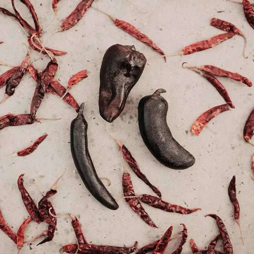 Jan Barboglio Set of 3 Cast Iron Caliente Peppers HOME & GIFTS - Home Decor - Decorative Accents Jan Barboglio By Blanca Santa