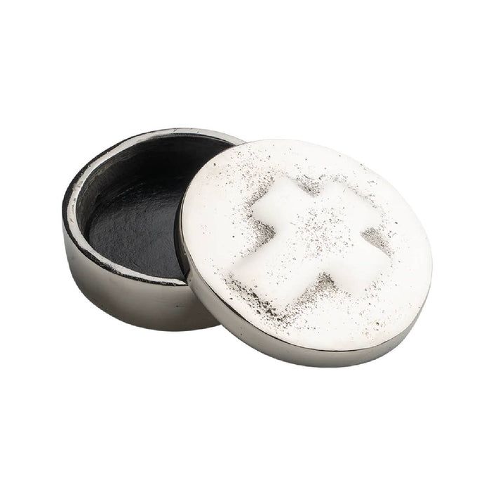 Jan Barboglio Nickle Plated Casa Blessing Box HOME & GIFTS - Home Decor - Decorative Accents Jan Barboglio By Blanca Santa