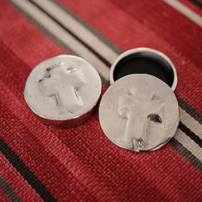 Jan Barboglio Nickle Plated Casa Blessing Box HOME & GIFTS - Home Decor - Decorative Accents Jan Barboglio By Blanca Santa