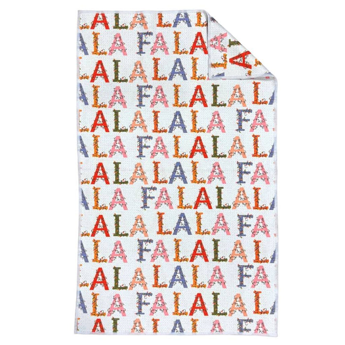 Double Sided Hand Towel - Deck The Halls