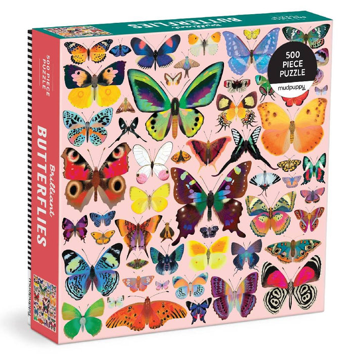 Brilliant Butterflies 500 Piece Family Puzzle