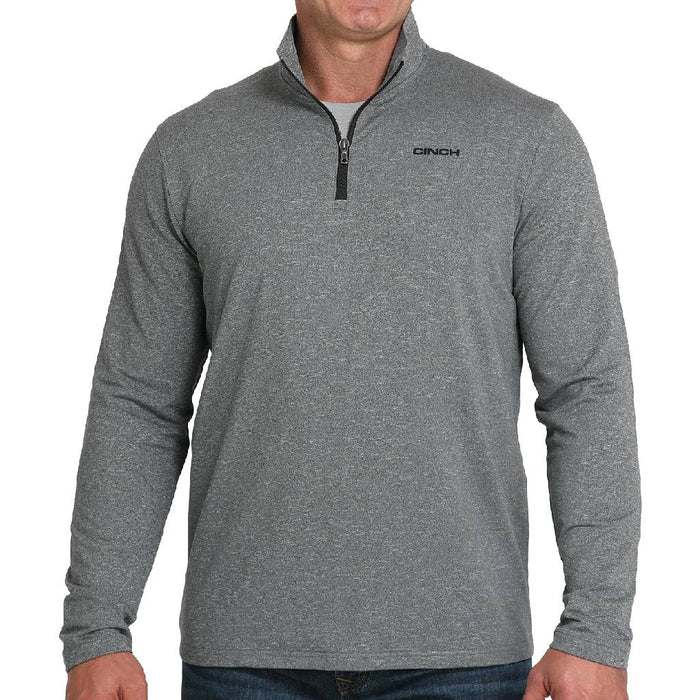 Cinch Men's 1/4 Zip Charcoal Pullover