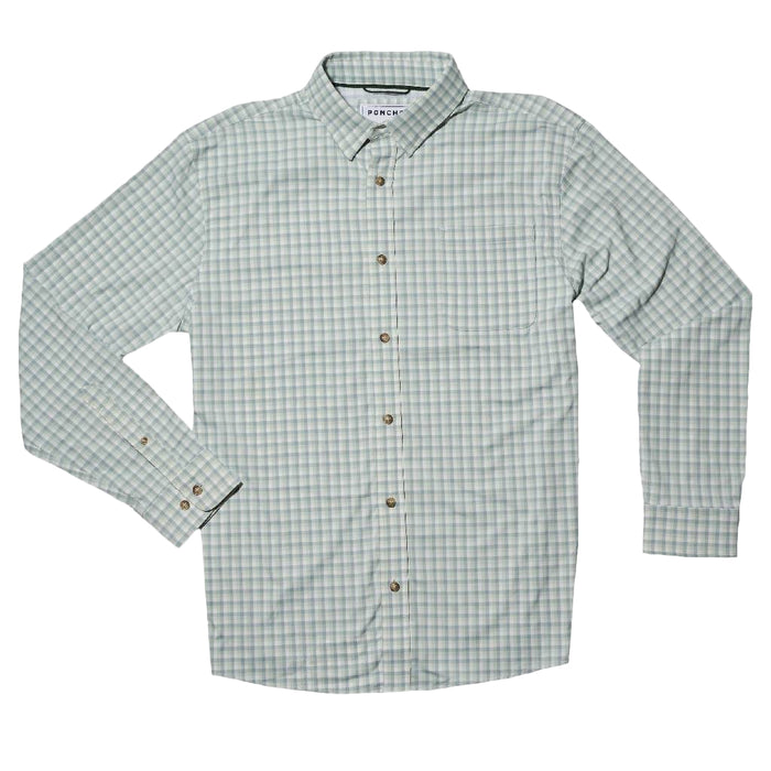 Poncho The Skipjack Ultra Lite Button Down Shirt MEN - Clothing - Shirts - Long Sleeve Poncho Outdoors