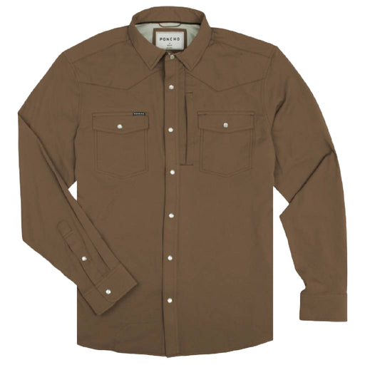 Poncho The Lamesa Western Shirt MEN - Clothing - Shirts - Long Sleeve Poncho Outdoors