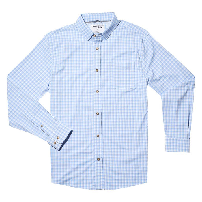 Poncho The Kingfish Ultra Lite Button Down Shirt MEN - Clothing - Shirts - Long Sleeve Poncho Outdoors