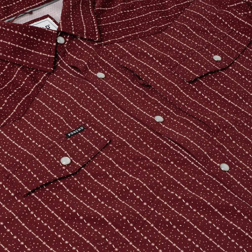 Poncho The Farmer Western Shirt - Slim Fit MEN - Clothing - Shirts - Short Sleeve Poncho Outdoors