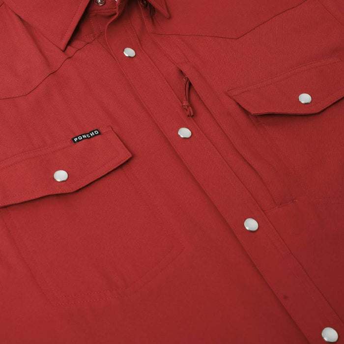 Poncho The Norman Western Shirt - Slim Fit MEN - Clothing - Shirts - Short Sleeve Poncho Outdoors