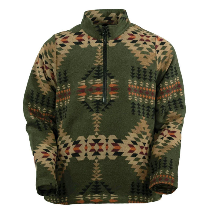 Outback Trading Men's Chase Henley 1/4 Zip Pullover