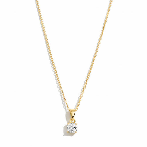 Cushion Gold Diamond Necklace WOMEN - Accessories - Jewelry - Necklaces Sami Jewels