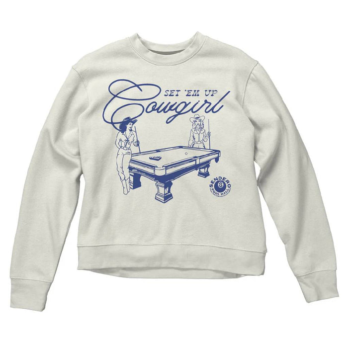 Sendero Provisions Women's Set Em Up Sweatshirt - Vintage White WOMEN - Clothing - Pullovers & Hoodies Sendero Provisions Co