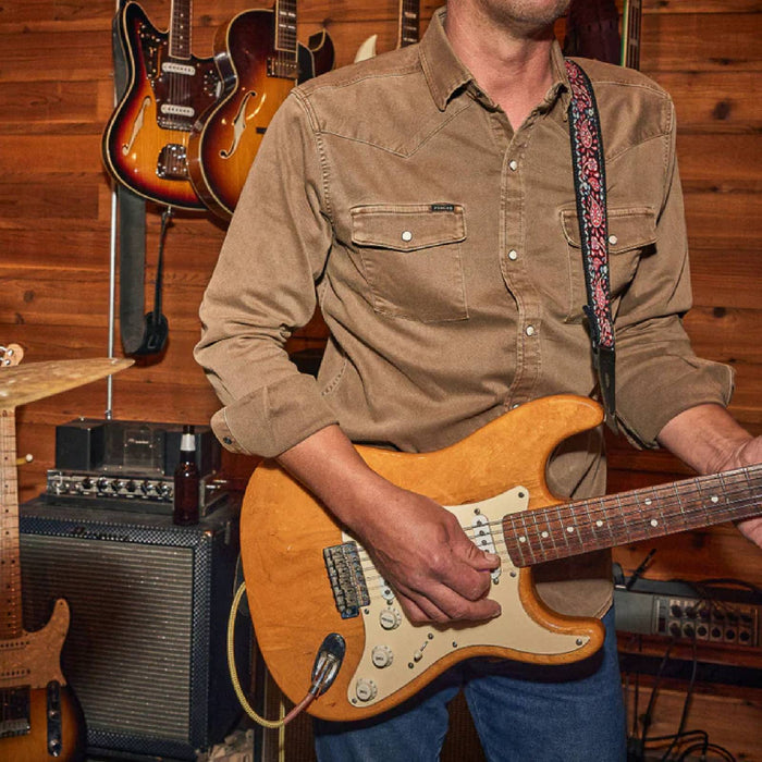 Poncho The Cotulla Western Denim Shirt MEN - Clothing - Shirts - Long Sleeve Poncho Outdoors